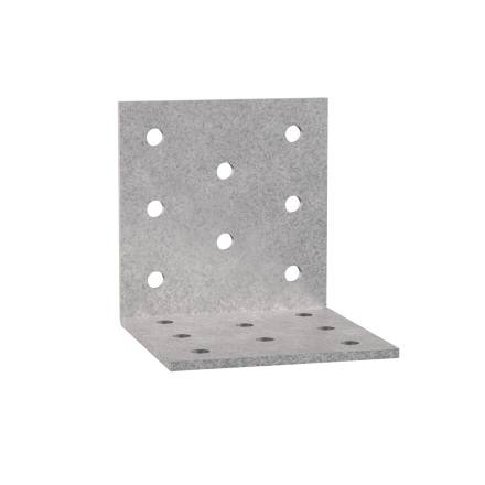 Simpson Strong-Tie ES10/40 Nail Plate Angle Bracket 60 x 60 x 40mm Pre-Galvanised