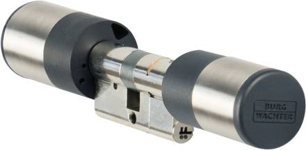 Sterling by Burg-Wachter 5-Pin Euro Thumbturn Cylinder Bright Nickel 45 x 45mm