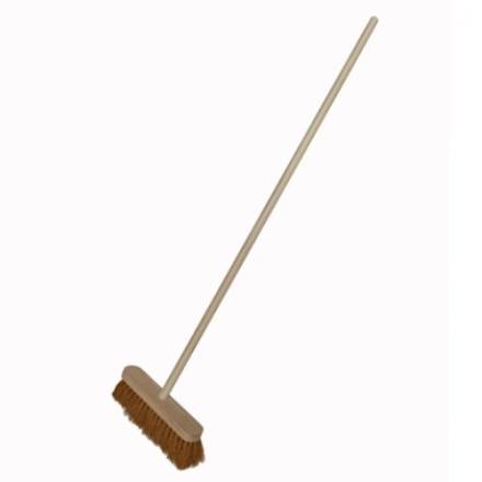Faithfull Soft Coco Broom 300mm (12") Complete with Handle