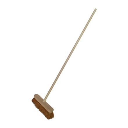 Faithfull Soft Coco Broom 300mm (12") Complete with Handle