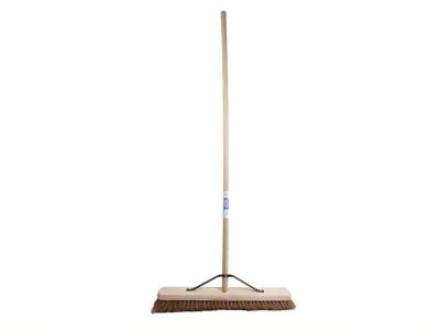 Faithfull Soft Coco Broom with Handle and Stay 600mm (24")