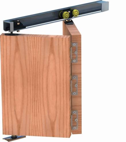 Rothley Herkules Plus Folding Door System 1200mm Track Two-Door Kit