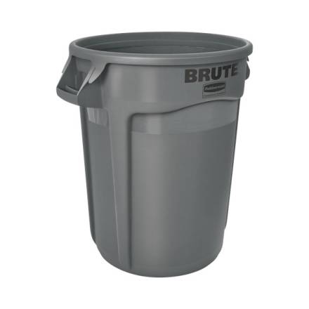 Rubbermaid BRUTE 32-Gallon Round Container Without Lid - Grey