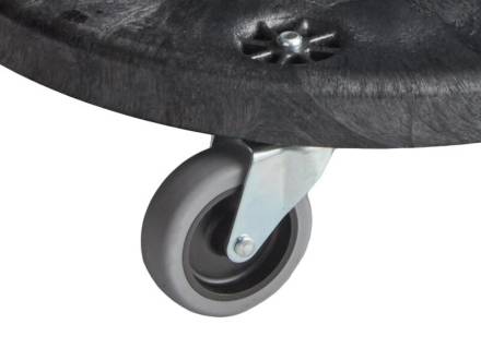 Rubbermaid Commercial Products BRUTE Dolly Black - 250 lb Capacity, Fits 20-55 Gallon Containers