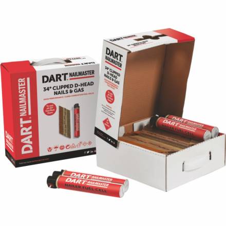 Dart NailMaster 50 x 2.8mm Ring Galvanised First Fix Nail and Gas Box (3300)
