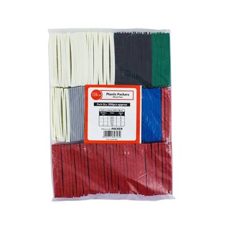 Timco Assorted Flat Packers 28 x 100mm Mixed Thicknesses - Pack of 200