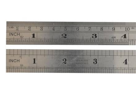 Fisher F106ME Stainless Steel Rule 150mm / 6"