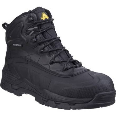 Amblers Safety FS430 Orca Hybrid Waterproof Non-Metal Safety Boot Black Size 7