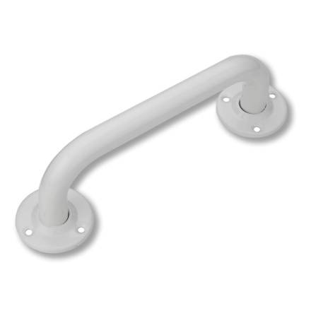 Rothley Standard Steel Grab Rail White 610 x 25mm