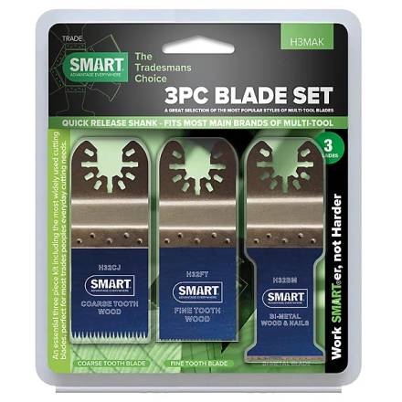 Smart Trade Series 3-Piece Multi-Tool Blade Set H3MAK