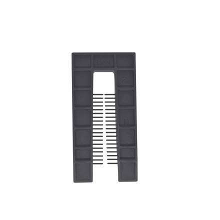Finnsworth Type H Square End Frame Packers 50 x 100mm 6mm Black Pack of 1000
