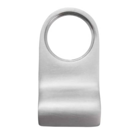 Frisco Eclipse Rim Cylinder Pull Satin Chrome Plated 70 x 47mm