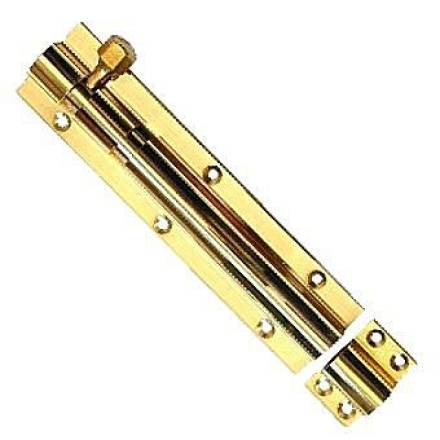 Frisco 150mm Polished Brass Barrel Bolt