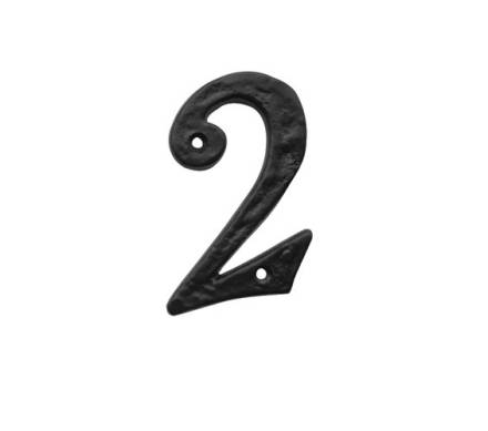 Frelan Hardware Antique Black Door Numeral 6/9 - 100mm