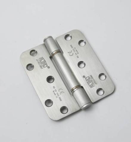 ASSA ABLOY UNION PowerLOAD 603 Bushed Bearing Butt Hinge Radius Corner BZP 100 x 88mm (Box of 20)