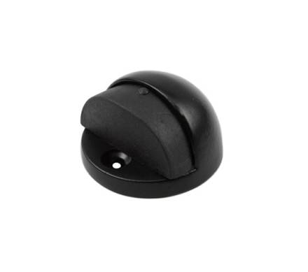 Frelan Hardware Nero Oval Floor Mounted Door Stop Matt Black 46 x 26mm