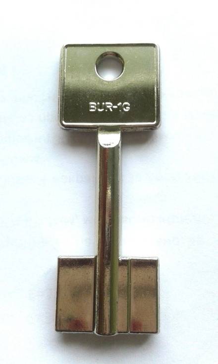 Burg-Wachter KB007 Euro and Oval Profile Key Blank