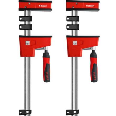 Bessey KRE60-2K-OH K Body REVO One-Handed Parallel Clamp 600mm Twin Pack