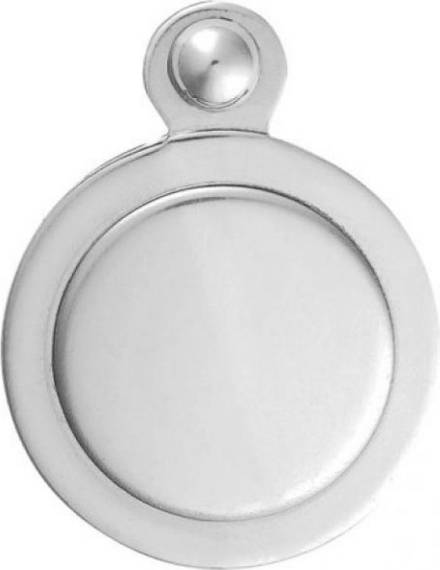 Carlisle Brass Covered Standard Profile Escutcheon Polished Chrome 31mm - M42CP
