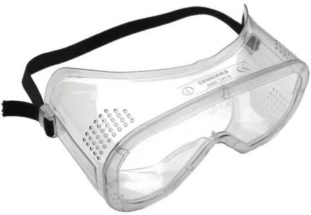 CE Marked Safety Goggles - Lightweight Scratch-Resistant Polycarbonate Lens