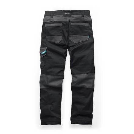 Makita MK303M Vector Stretch Trousers Black 38W 33L