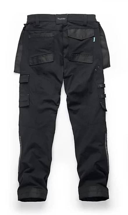 Makita MK304M Onyx Stretch Trousers Black 32W 29L