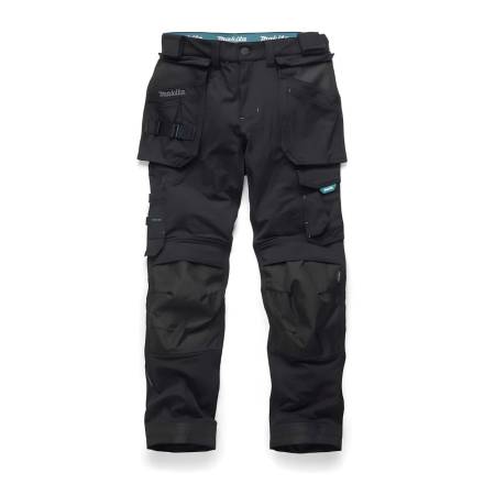Makita MK304M Onyx Stretch Work Trousers Black 36W 31L