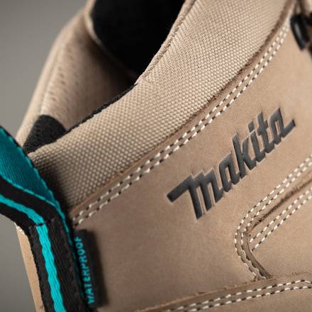 Makita Anjo S7S Waterproof Composite Safety Boot - Stone - Size 12