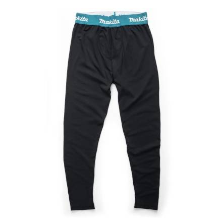Makita MK502M Tech Baselayer Bottoms Slim Fit Black - Size M