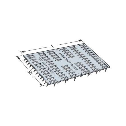 Simpson Strong-Tie MP36 Galvanised Mending Plate 76 x 152mm (3" x 6") 20-Gauge