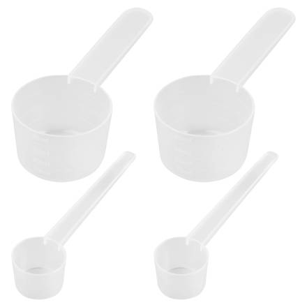 Scoops With Measuring Spoons 4-Piece Set