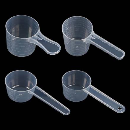 Scoops With Measuring Spoons 4-Piece Set