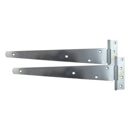 TIMCO Pair of Medium Tee Hinges Zinc 450mm (18")