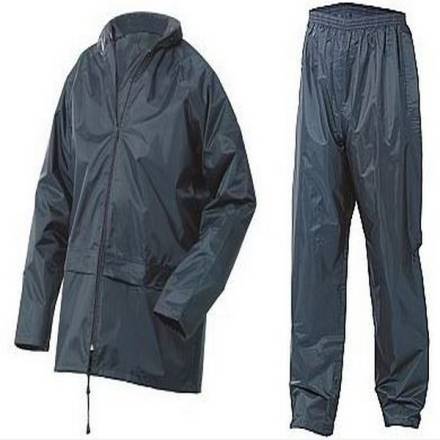 Beeswift Nylon B-Dri Weatherproof Rainsuit Navy Blue XL
