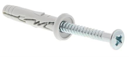 JCP Fixings Nylon Hammer Screw Fixing 8 x 80mm (NHS08080)