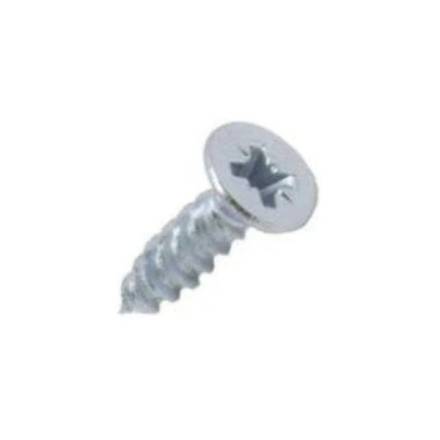 Countersunk BZP Woodscrew Fully Threaded No.8 x 5/8" (4.0 x 16mm)