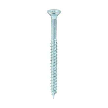 Owlett-Jaton Supascrew 6 x 1" Countersunk BZP Twin-Thread Woodscrew Pack of 200