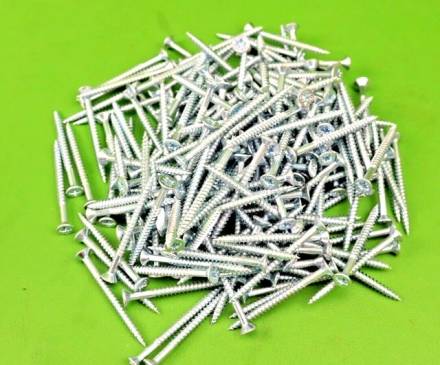 Unifix Twinqwik 10mm x 1" Countersunk Twinthread BZP Woodscrew Pack of 200