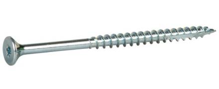 Countersunk Bright Zinc Plated Wood Screw 10 x 2-1/2"