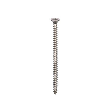 Twinthread Woodscrew Pozi Countersunk BZP CE - No.10 x 3" (5.0 x 75mm)