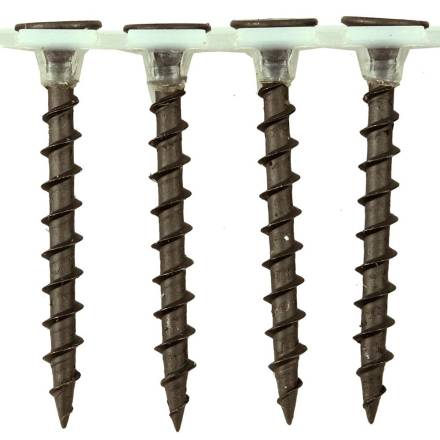 Collated Drywall Screws Bugle Head Coarse Thread Black Phosphate 3.5 x 25mm