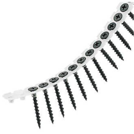45mm Black Collated Drywall Screws