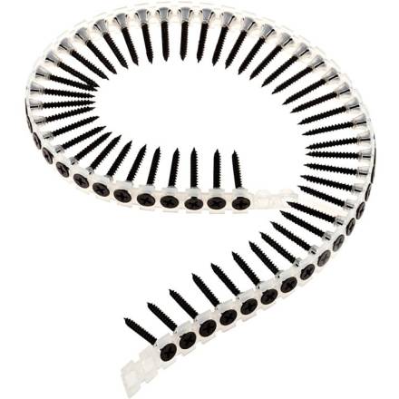 45mm Black Collated Drywall Screws