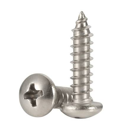 Round Head BZP Wood Screw 8 x 1-1/4"