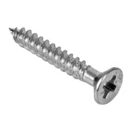 Owlett-Jaton Twinqwik Twinthread Woodscrew Pozi Round Head BZP No.10 x 1" (5.0 x 25mm)