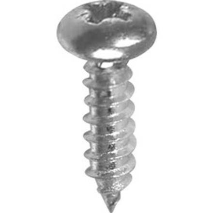 BZP Pan Head Self-Tapping Screw No.8 x 2" (Box of 100)