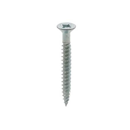 Unifix No.8 x 1/2" (4.0 x 12mm) Countersunk BZP Woodscrew Fully Threaded