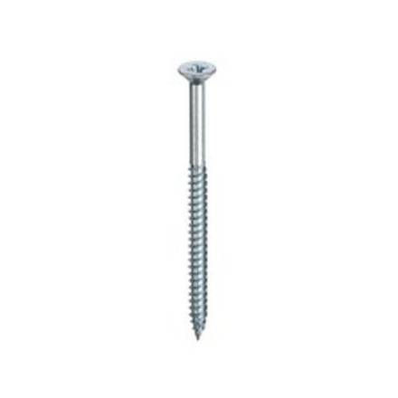 Unifix No.8 x 1/2" (4.0 x 12mm) Countersunk BZP Woodscrew Fully Threaded