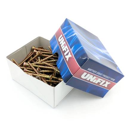 Owlett-Jaton GP Chippy Wood Screw Countersunk Pozi ZYP 5.0 x 50mm Box of 200