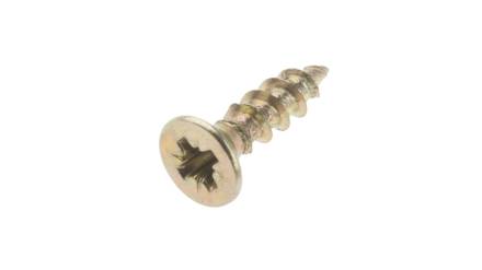 Countersunk Zinc Yellow Passivated Wood Screw 4.0 x 25mm